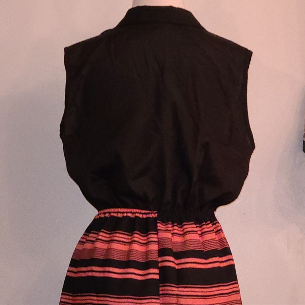 Delivious size XL pink/black dress - Picture 5 of 6